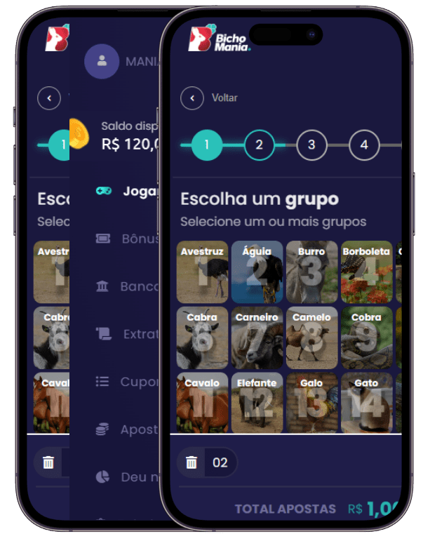 Jogue no App Jogo do Bicho Online